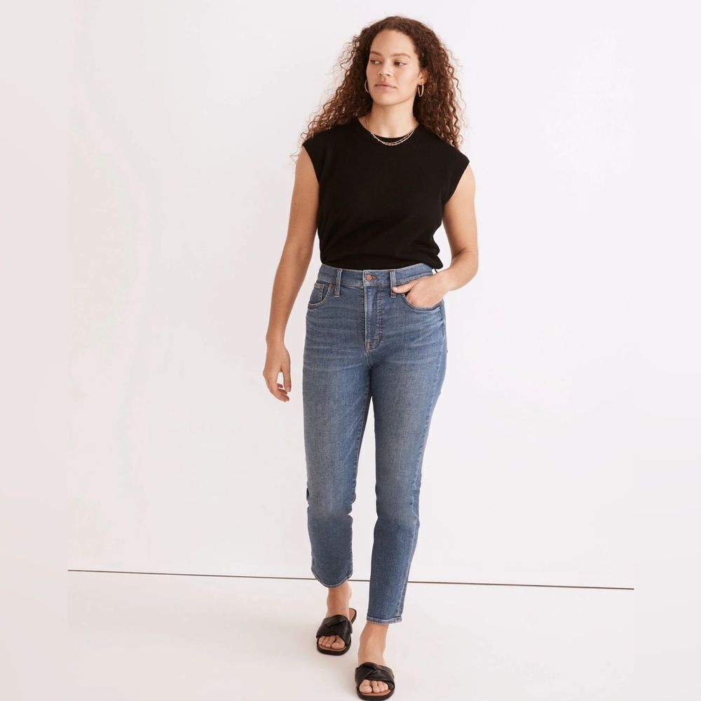 Madewell The Perfect Vintage High Rise Jean in Finney Medium Wash Size 26